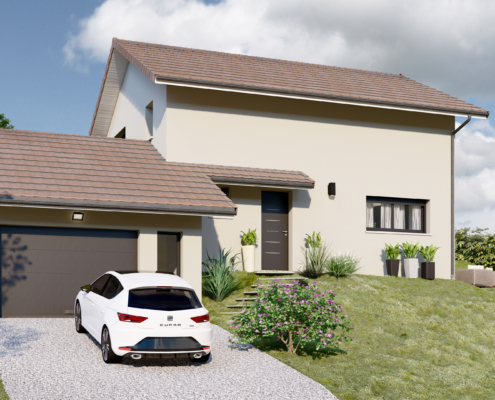 Construction maison Annecy - agrandissement, surélévation - Maisons BTS