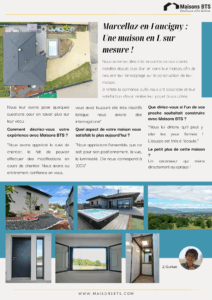 Construction maison Annecy - agrandissement, surélévation - Maisons BTS