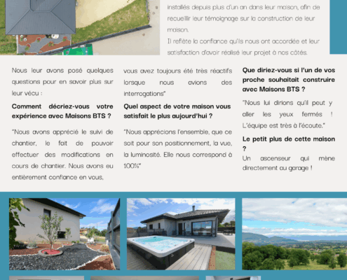 Construction maison Annecy - agrandissement, surélévation - Maisons BTS